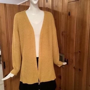 EUC Fashion Avenue Open Front Cardigan